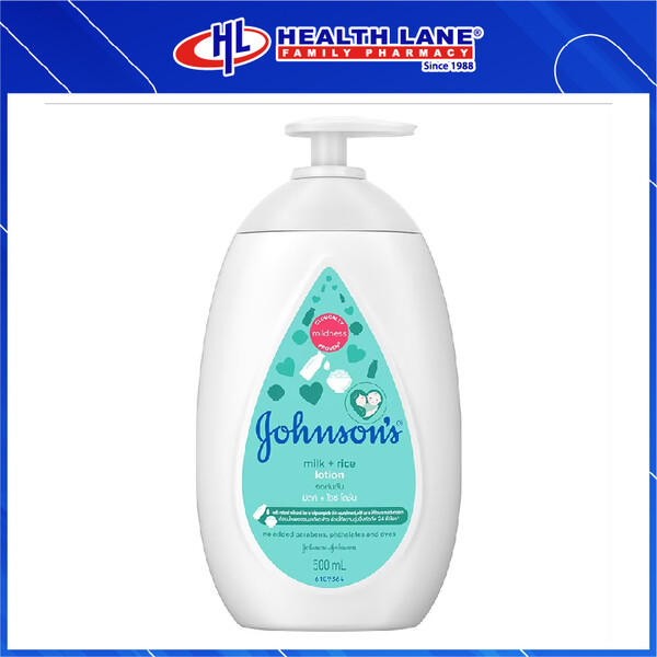 JOHNSON & JOHNSON BAYI LOSYEN SUSU + BERAS  - 500ML